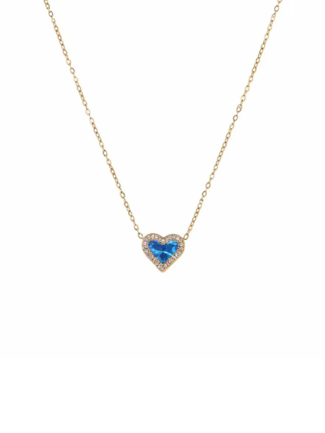 PAVE HEART NECKLACE