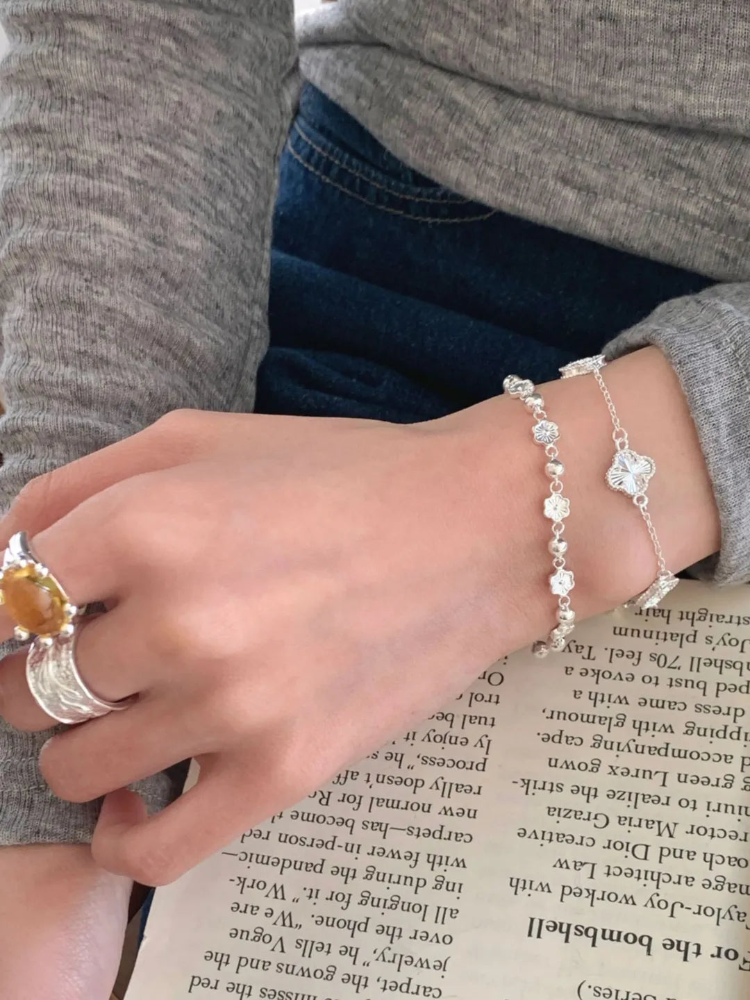 LASER CLOVER BRACELET