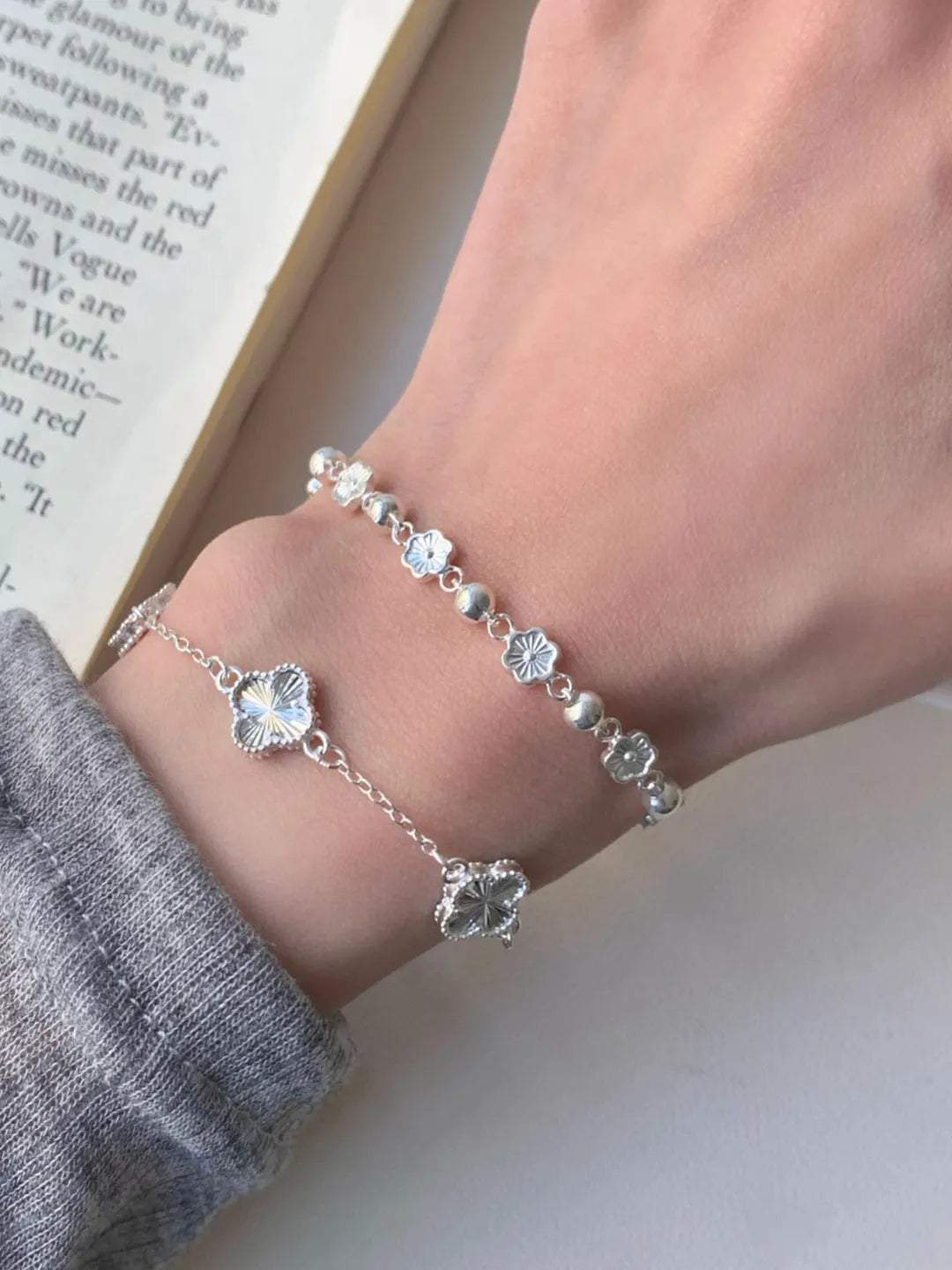 LASER CLOVER BRACELET