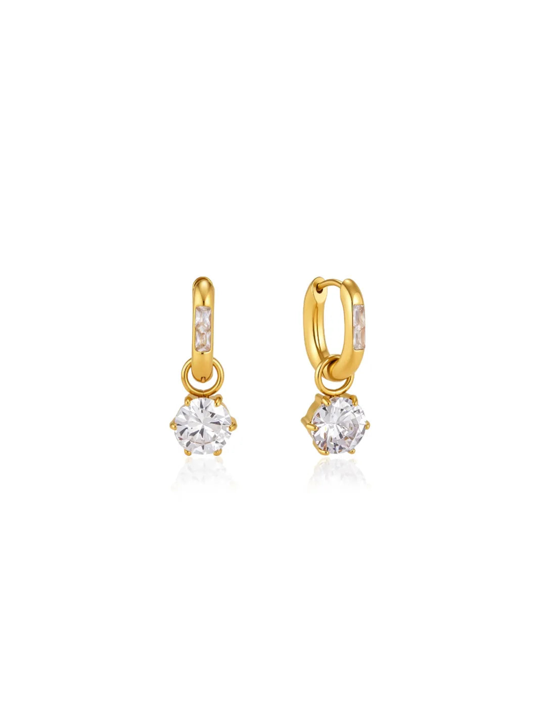 CELESTE GEM HOOPS