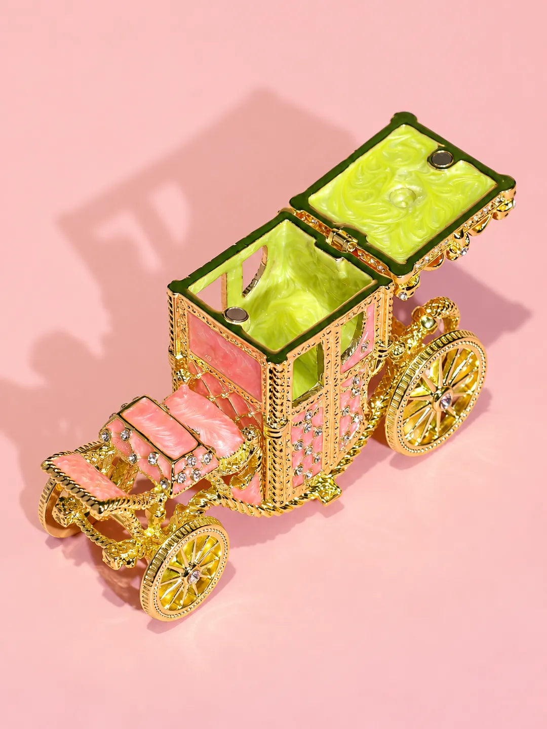 GILDED CARRIAGE BOX