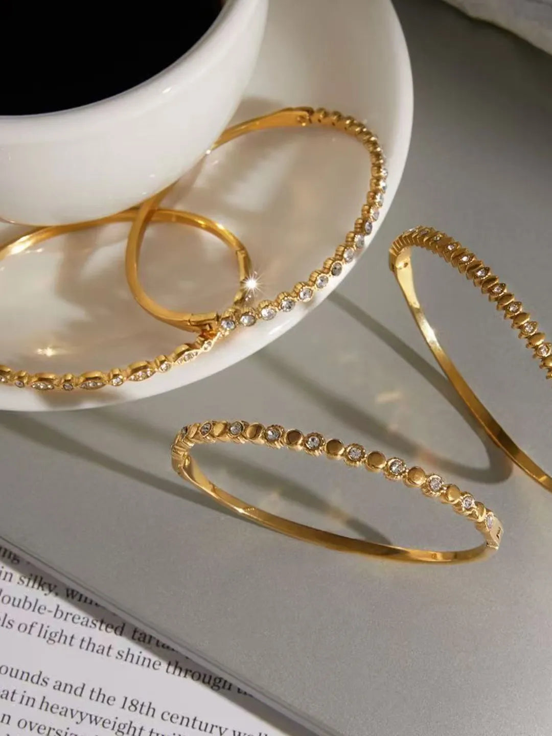 RHINESTONE LUXE BANGLE