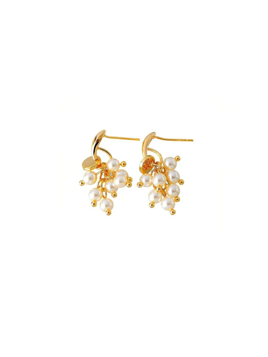 GRAPE PEARL EARRINGS
