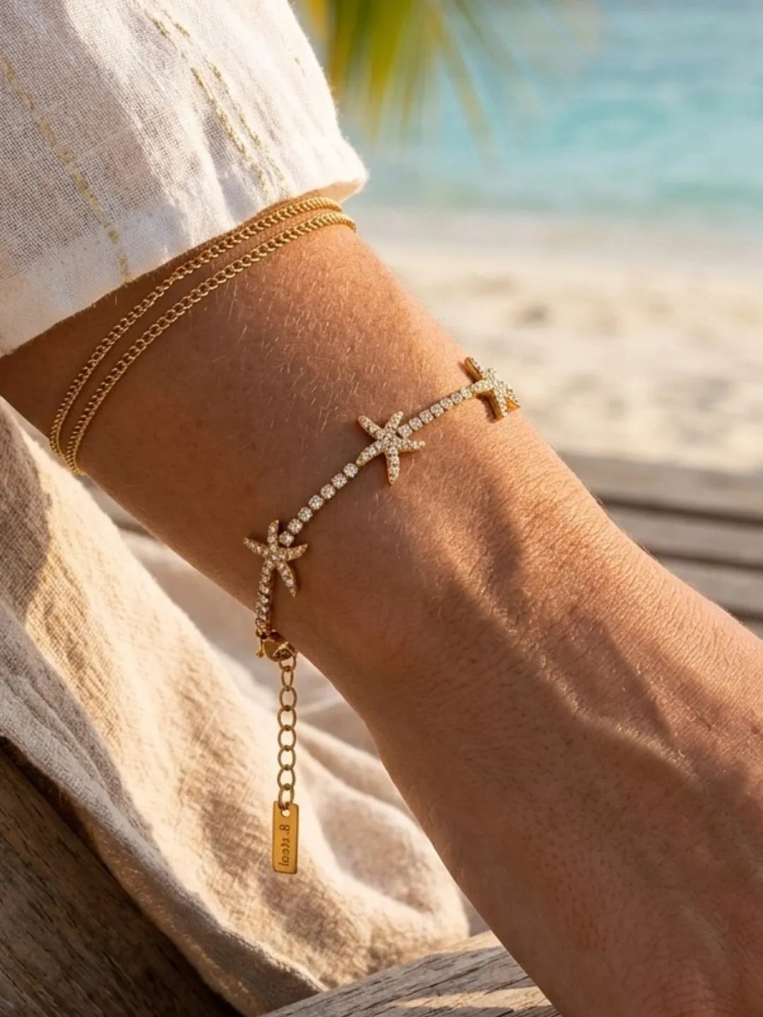 STARFISH CZ BRACELET