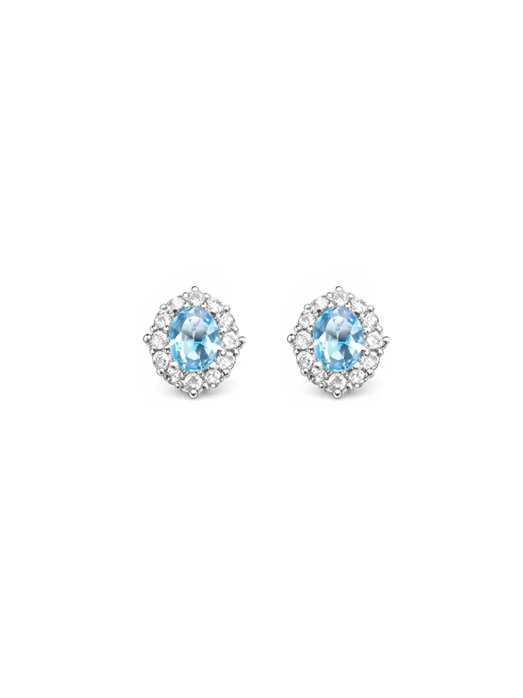 BLUE SPARKLE STUDS