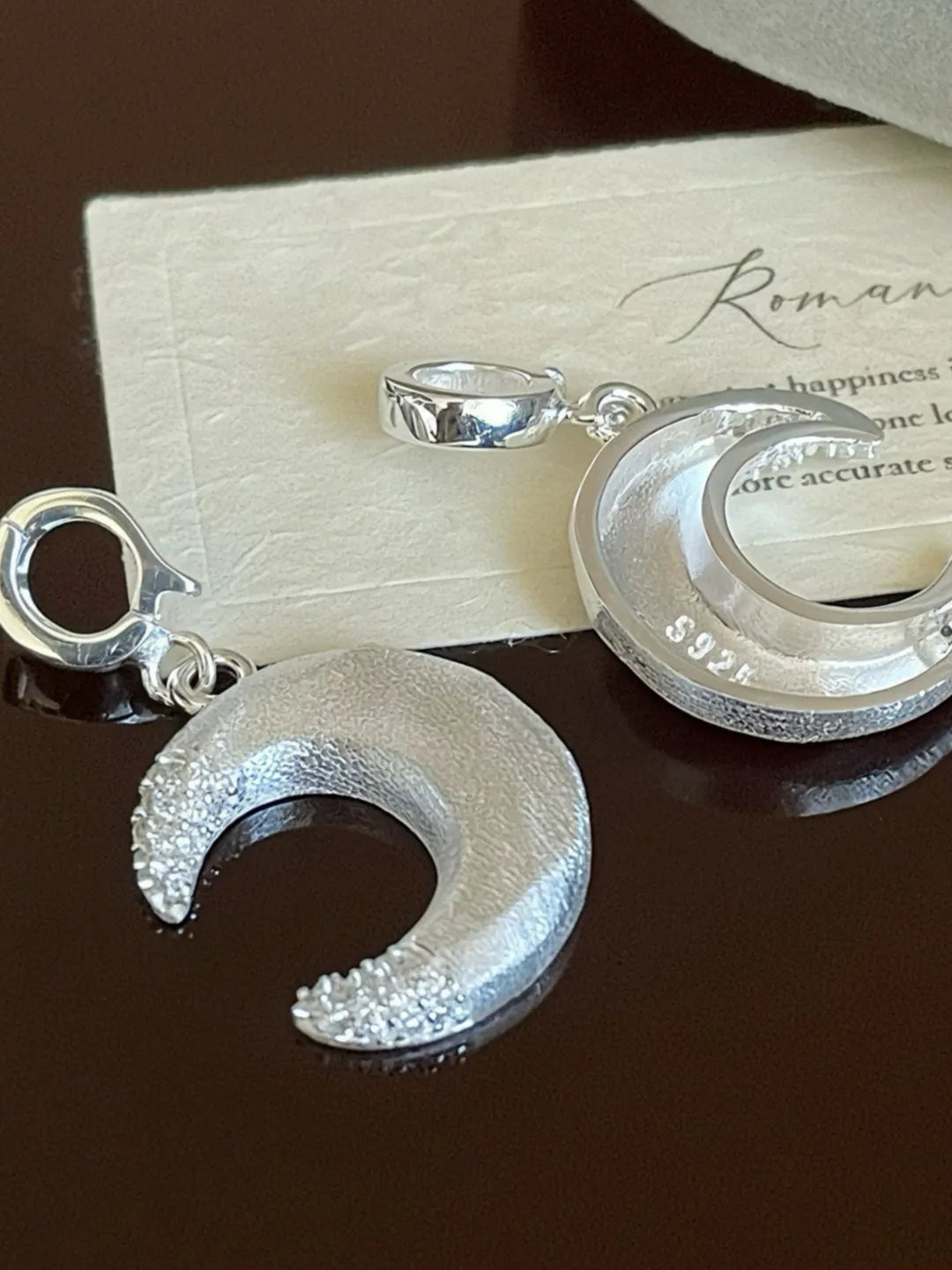 MATTE MOON PENDANT
