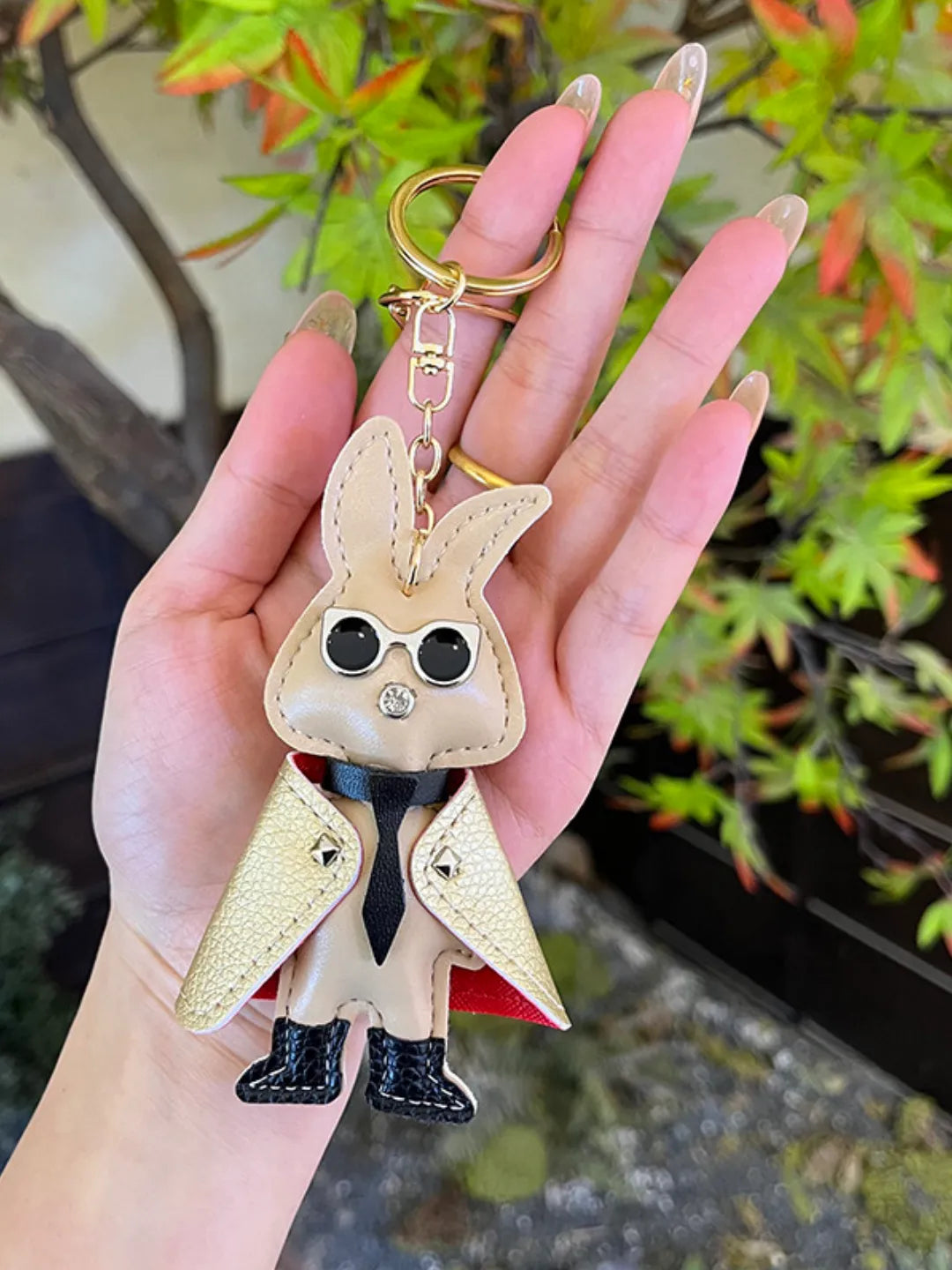 DAPPER RABBIT CHARM