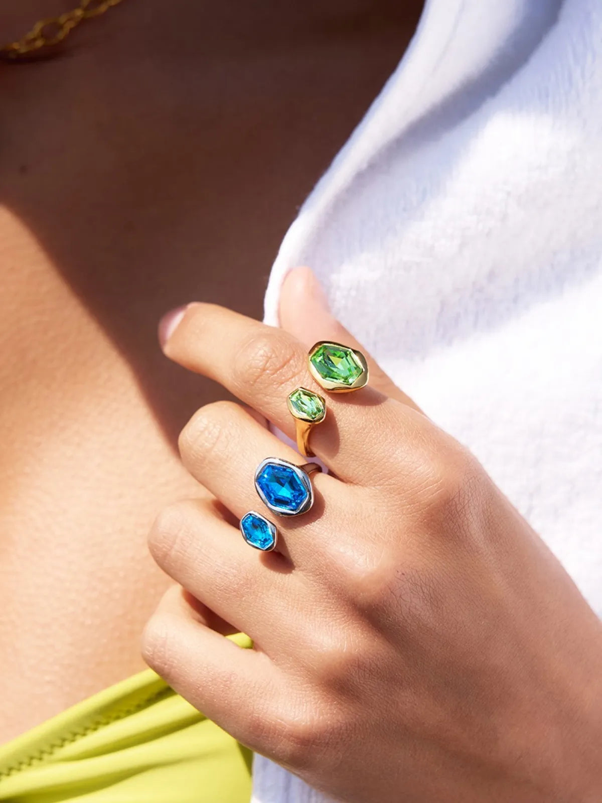 ZIRCON OPEN RING