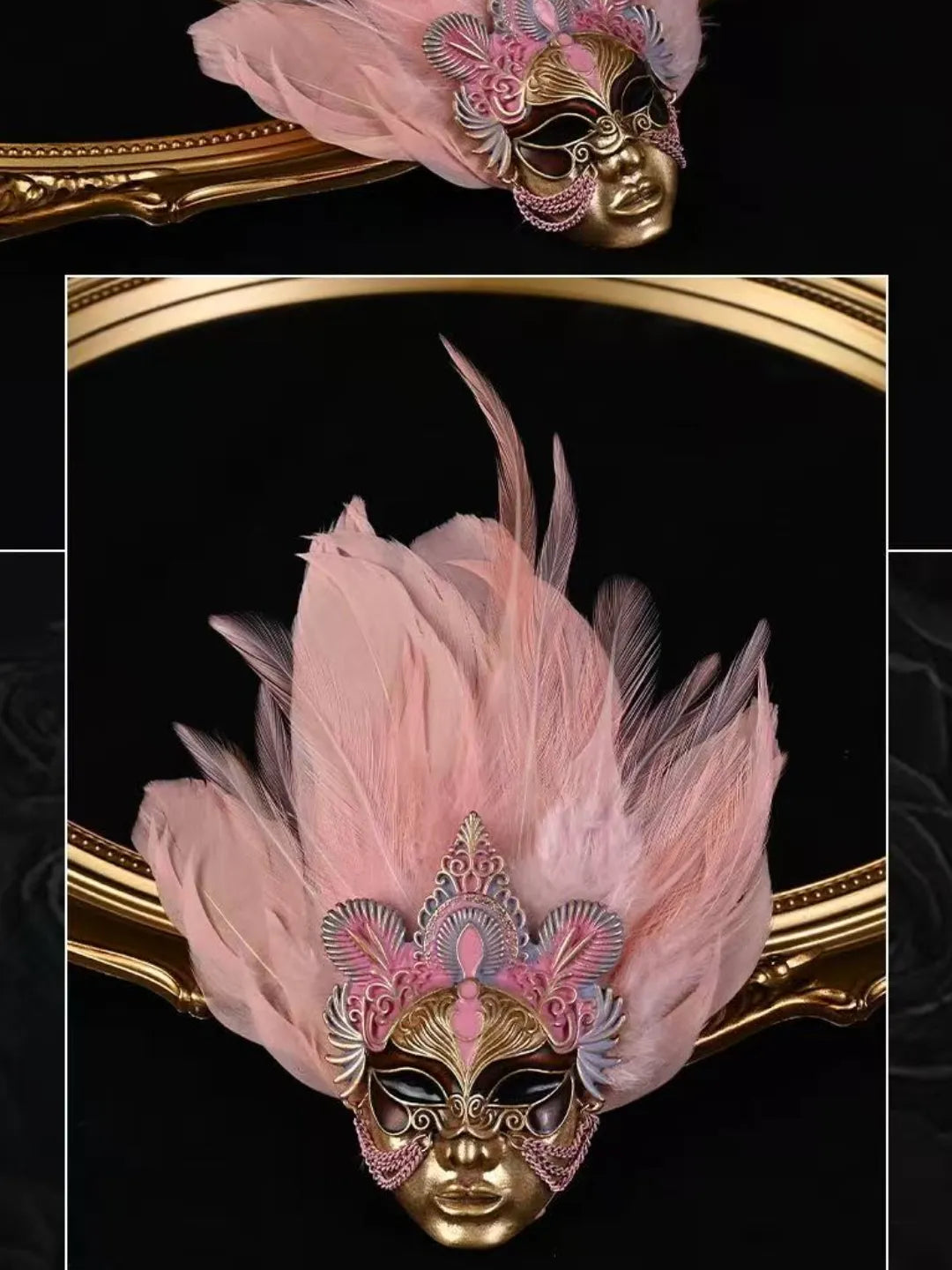 MASQUERADE LADY BROOCH