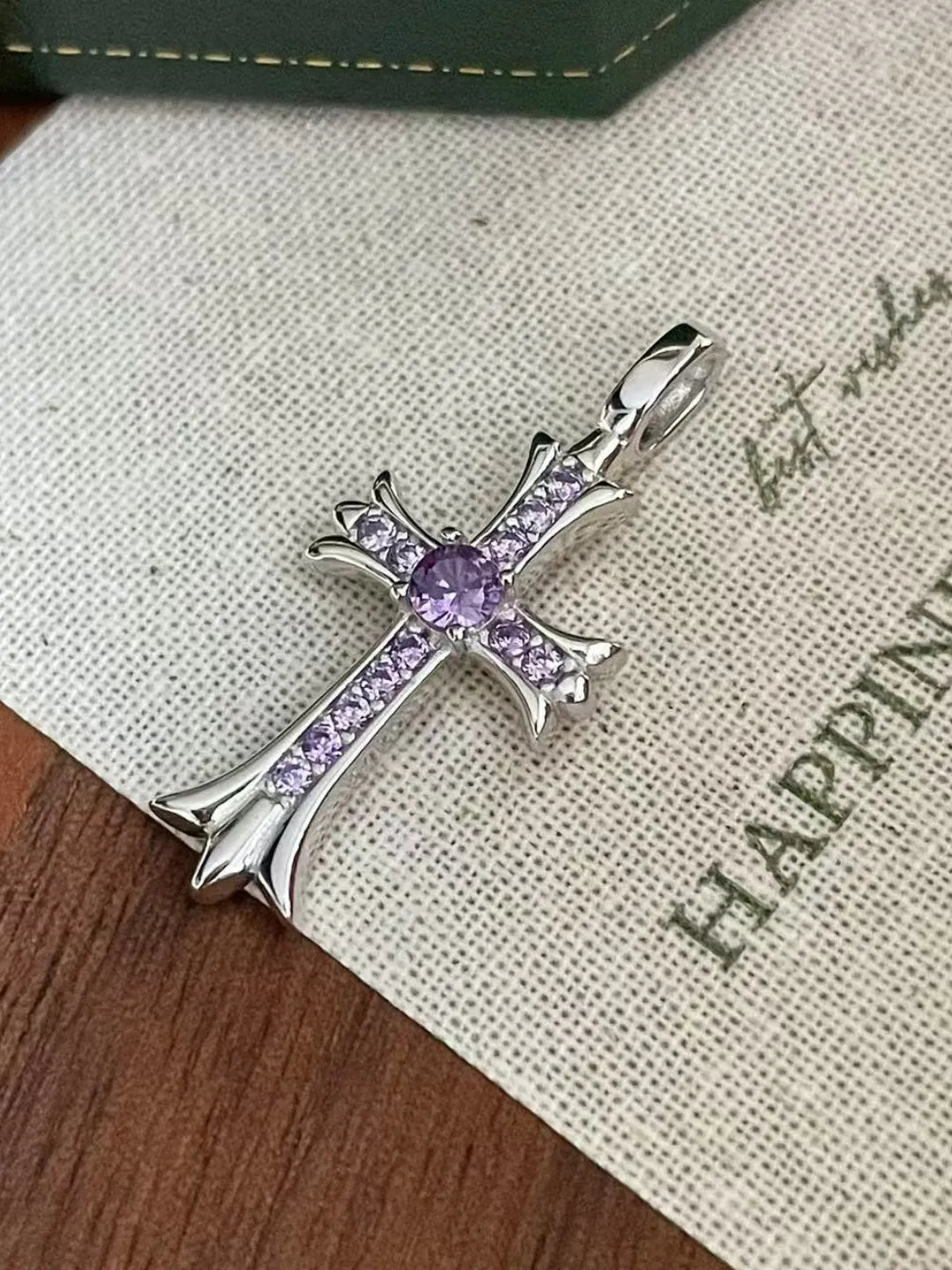 CZ CROSS PENDANT