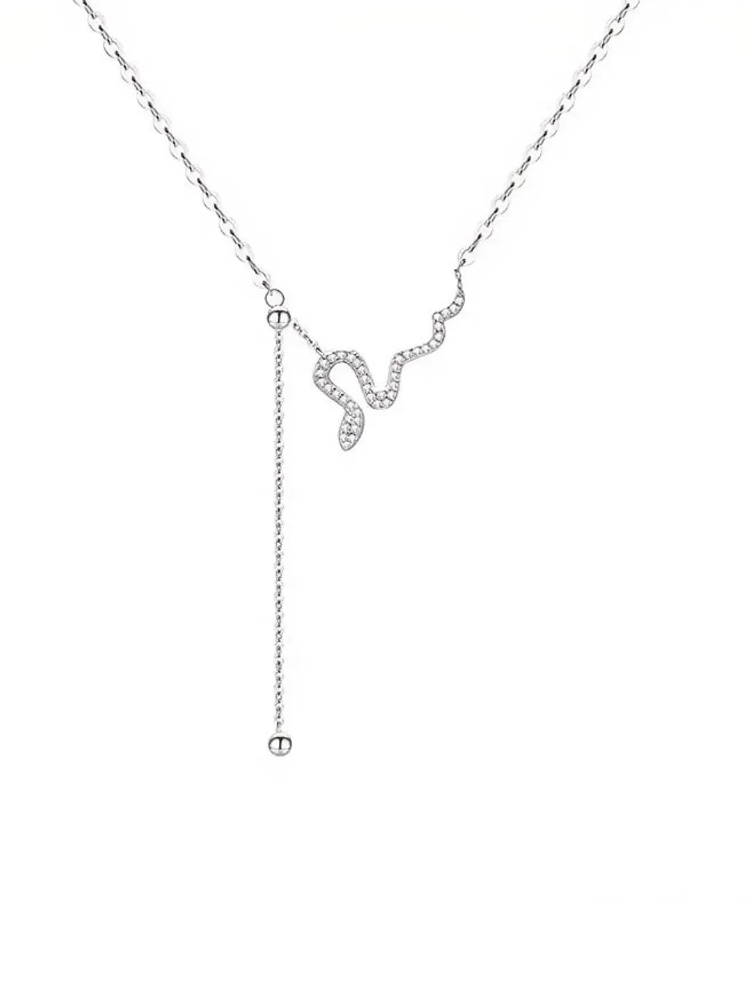 SERPENT SILVER TASSEL