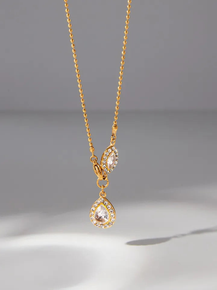 ZIRCON CHARM NECKLACE