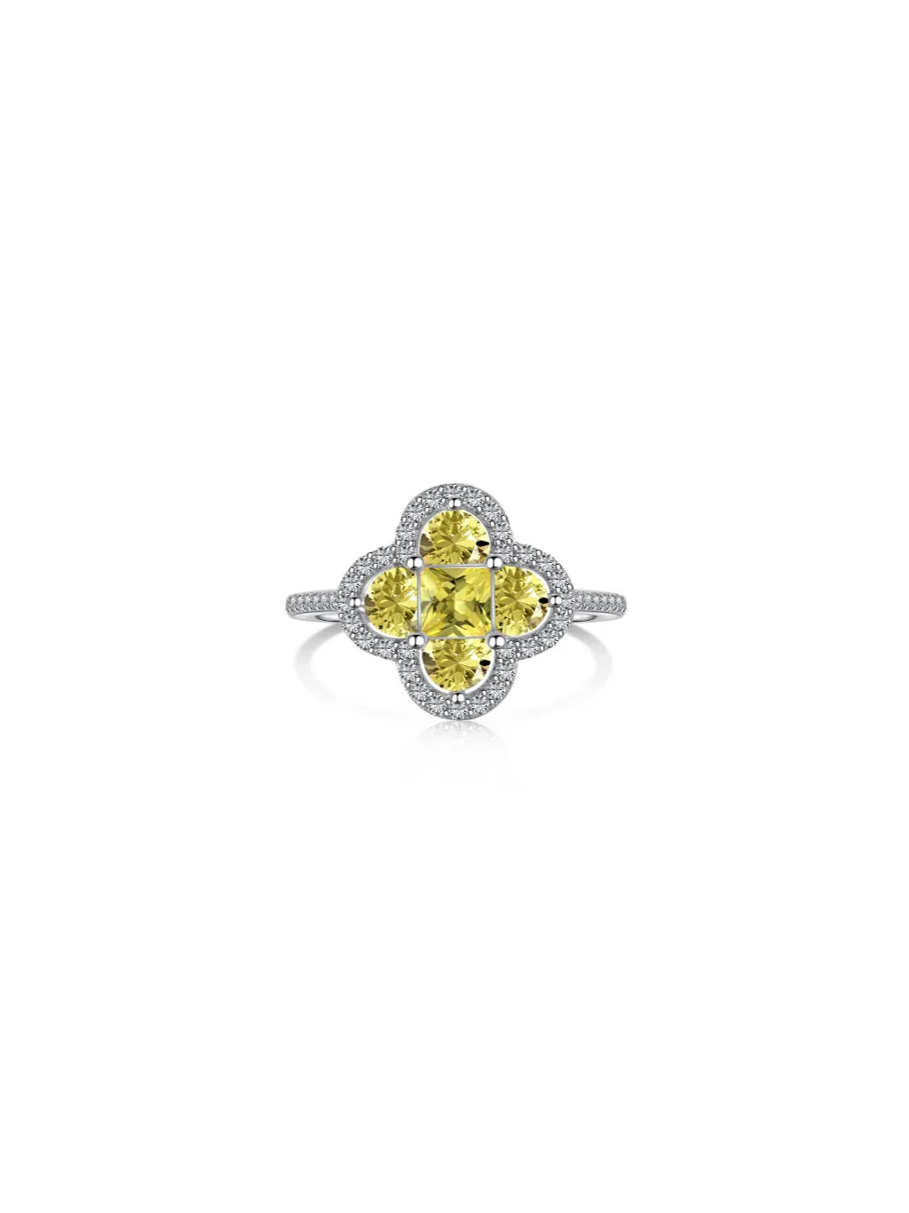 FOUR-LEAF CLOVER RING