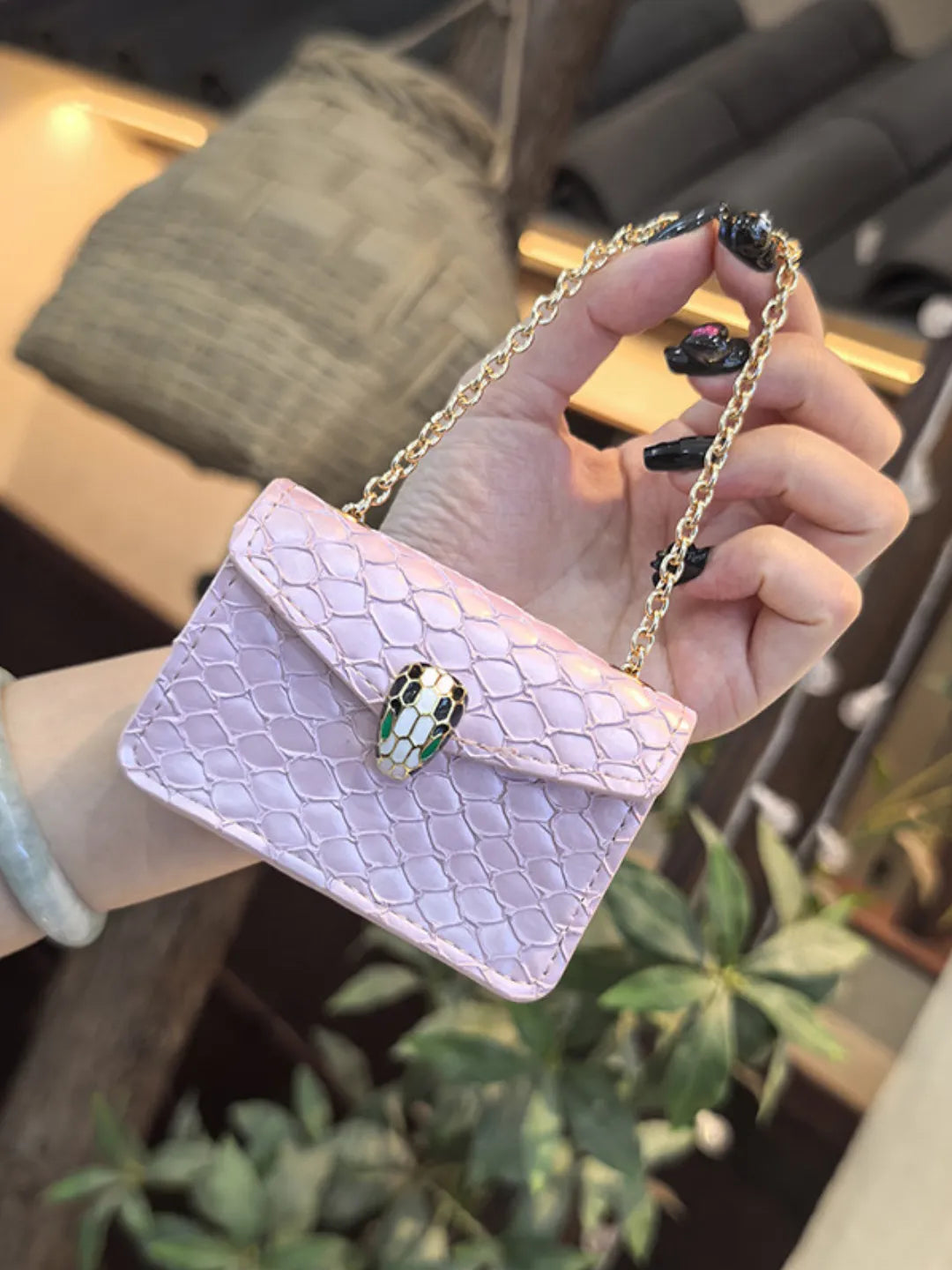 CHAIN SNAKE MINI BAG