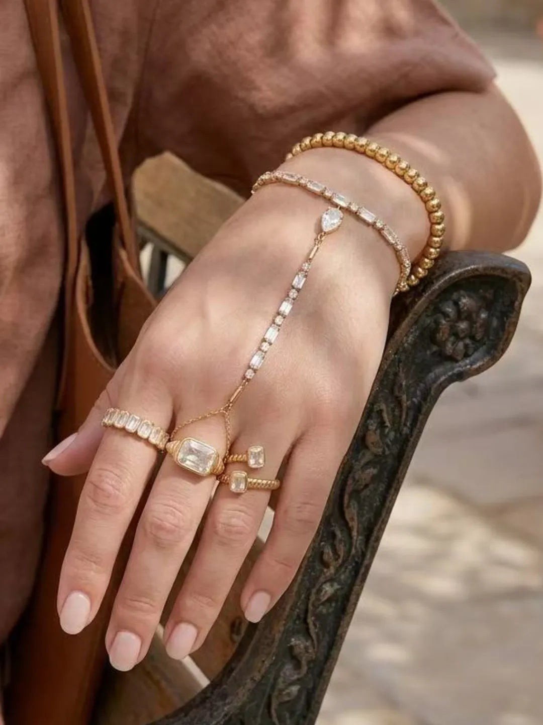 CZ FINGER CHAIN