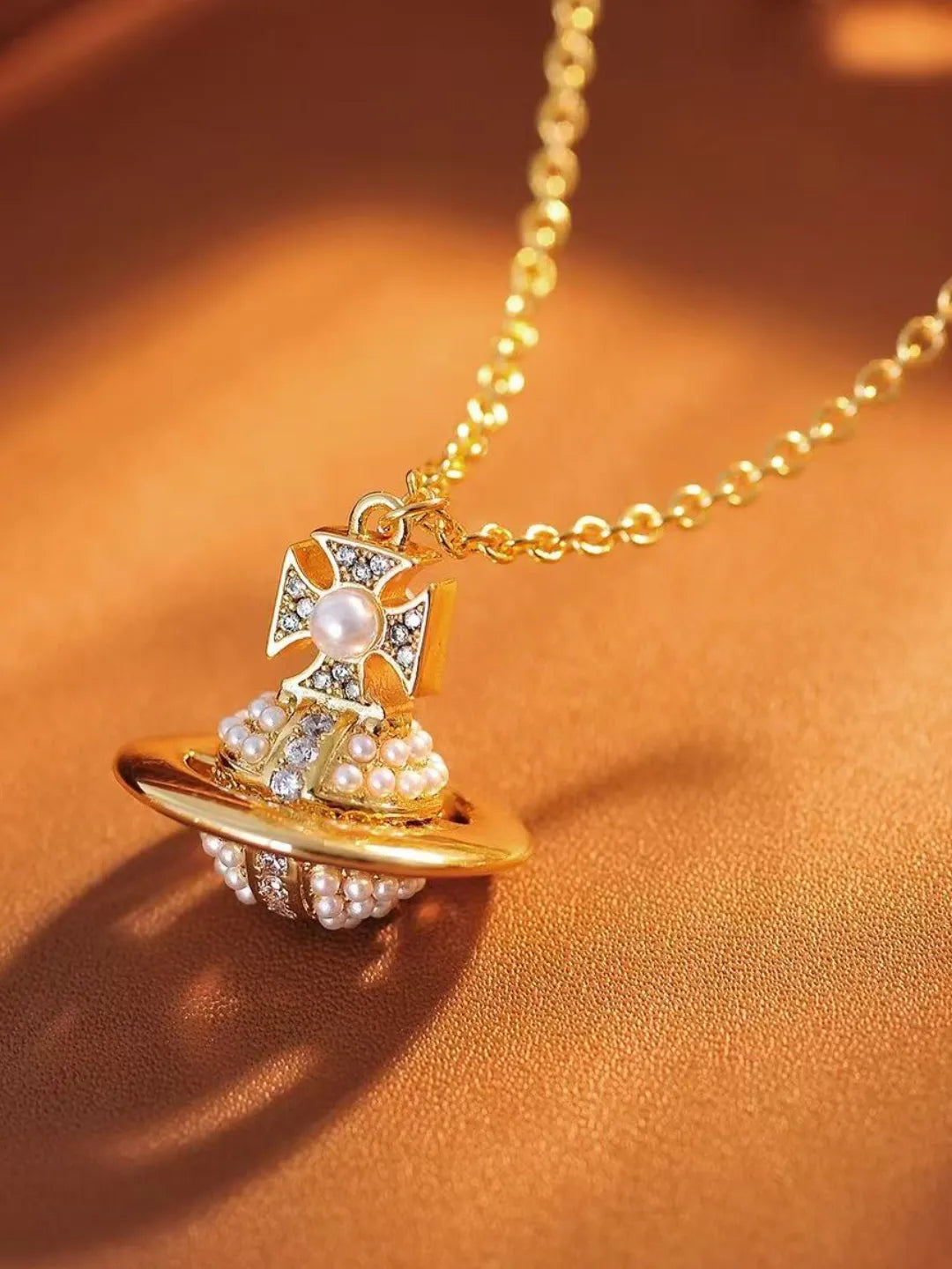 SATURN ORBIT NECKLACE