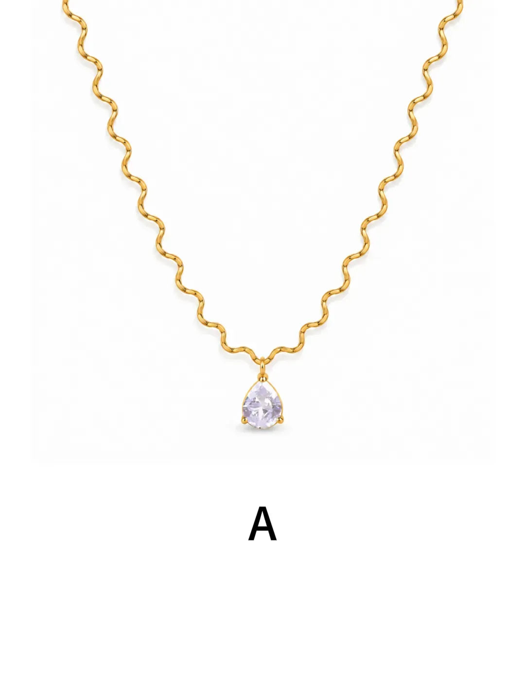 LILAC RIPPLE NECKLACE