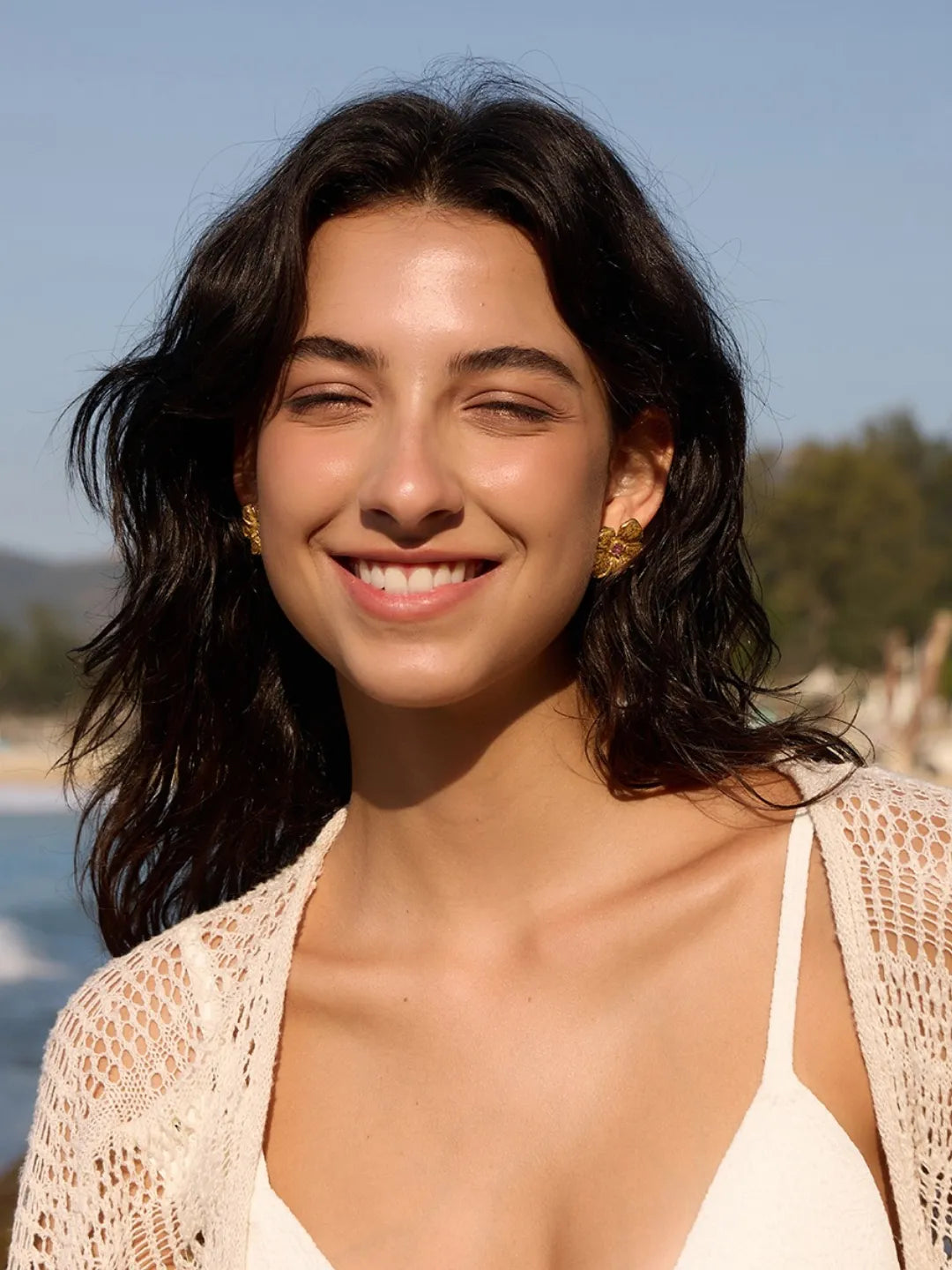 ORGANIC FLOWER EARRINGS