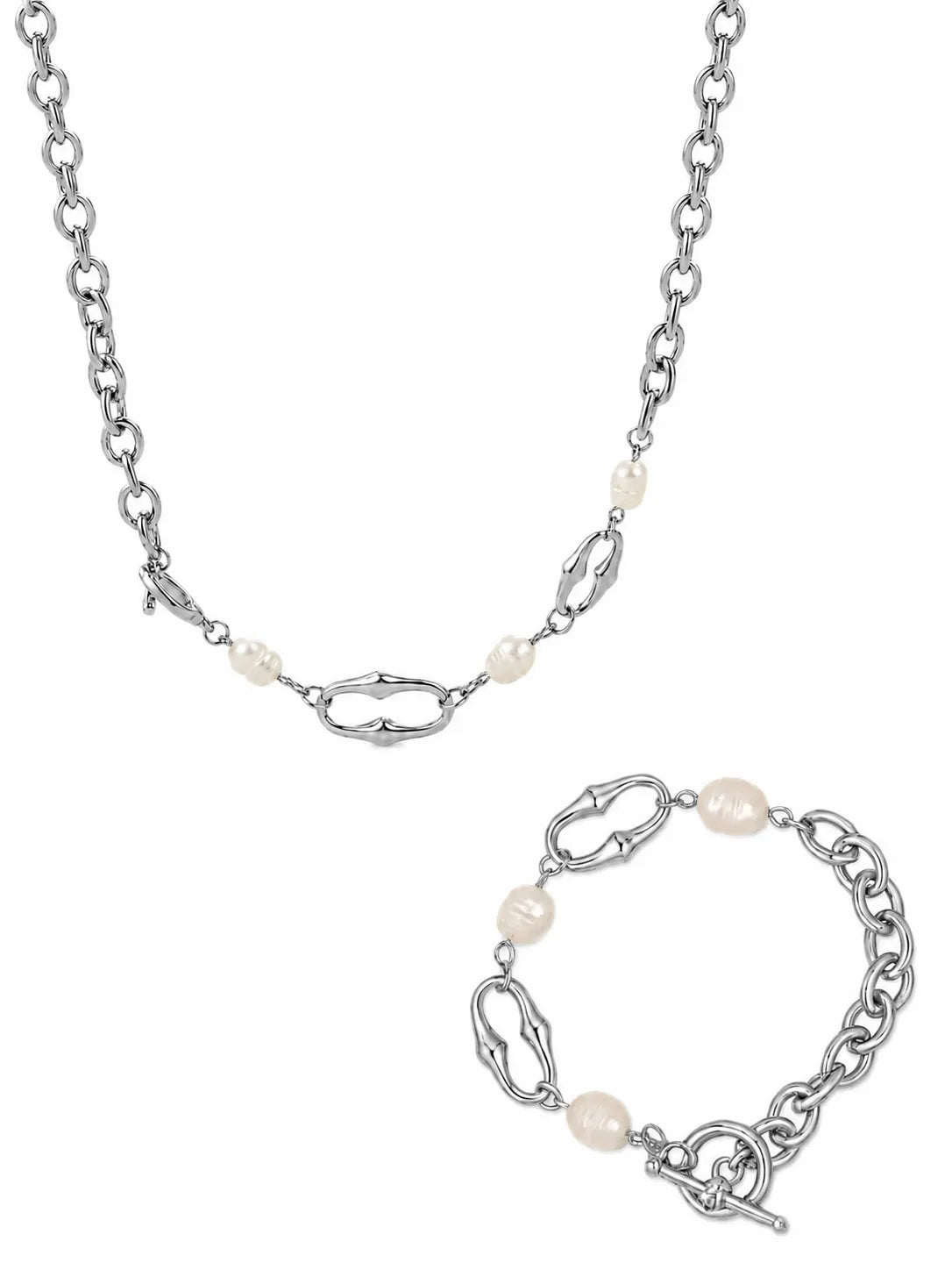 T BAR PEARL SET
