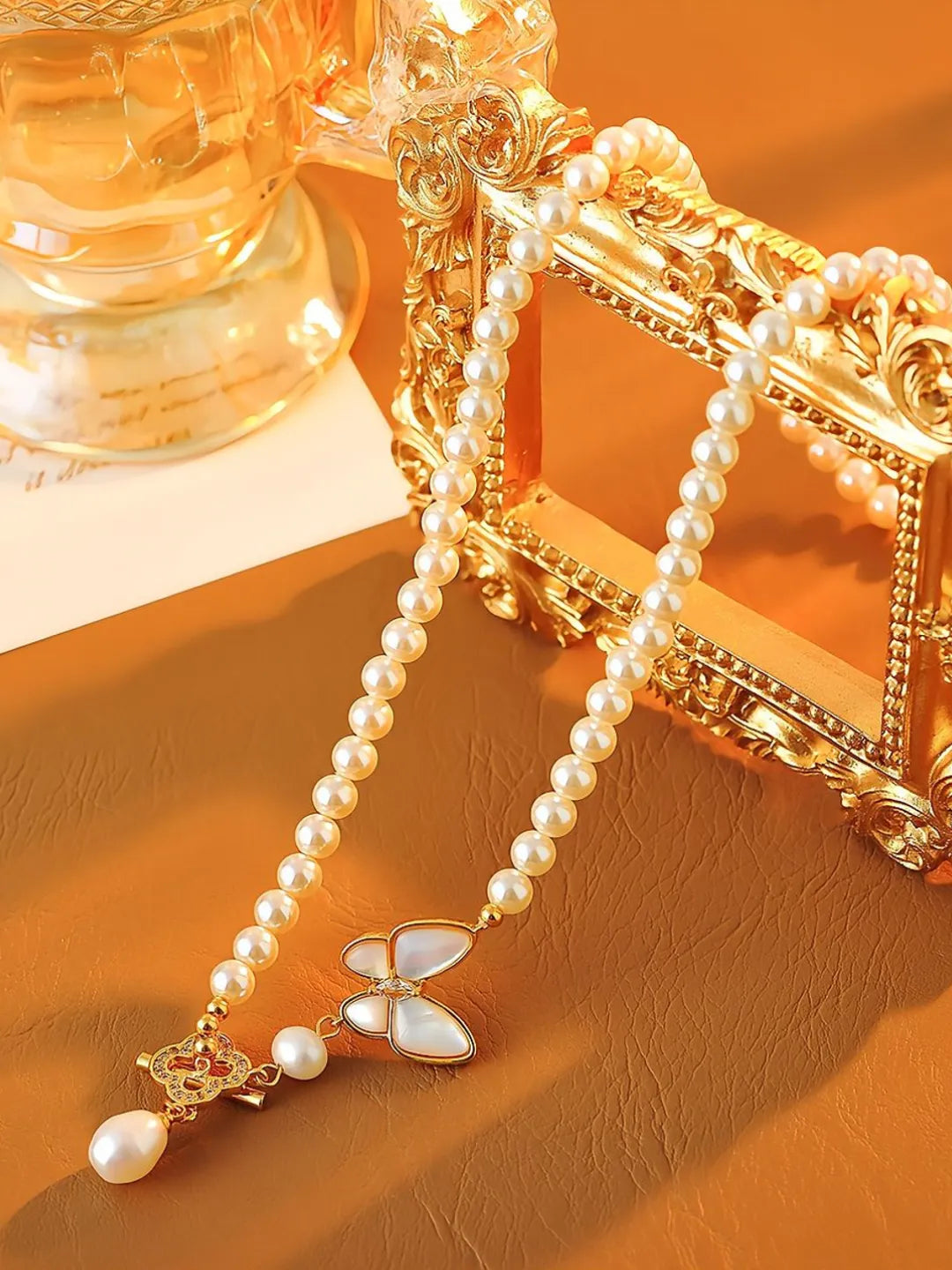 PEARL WING NECKLACE