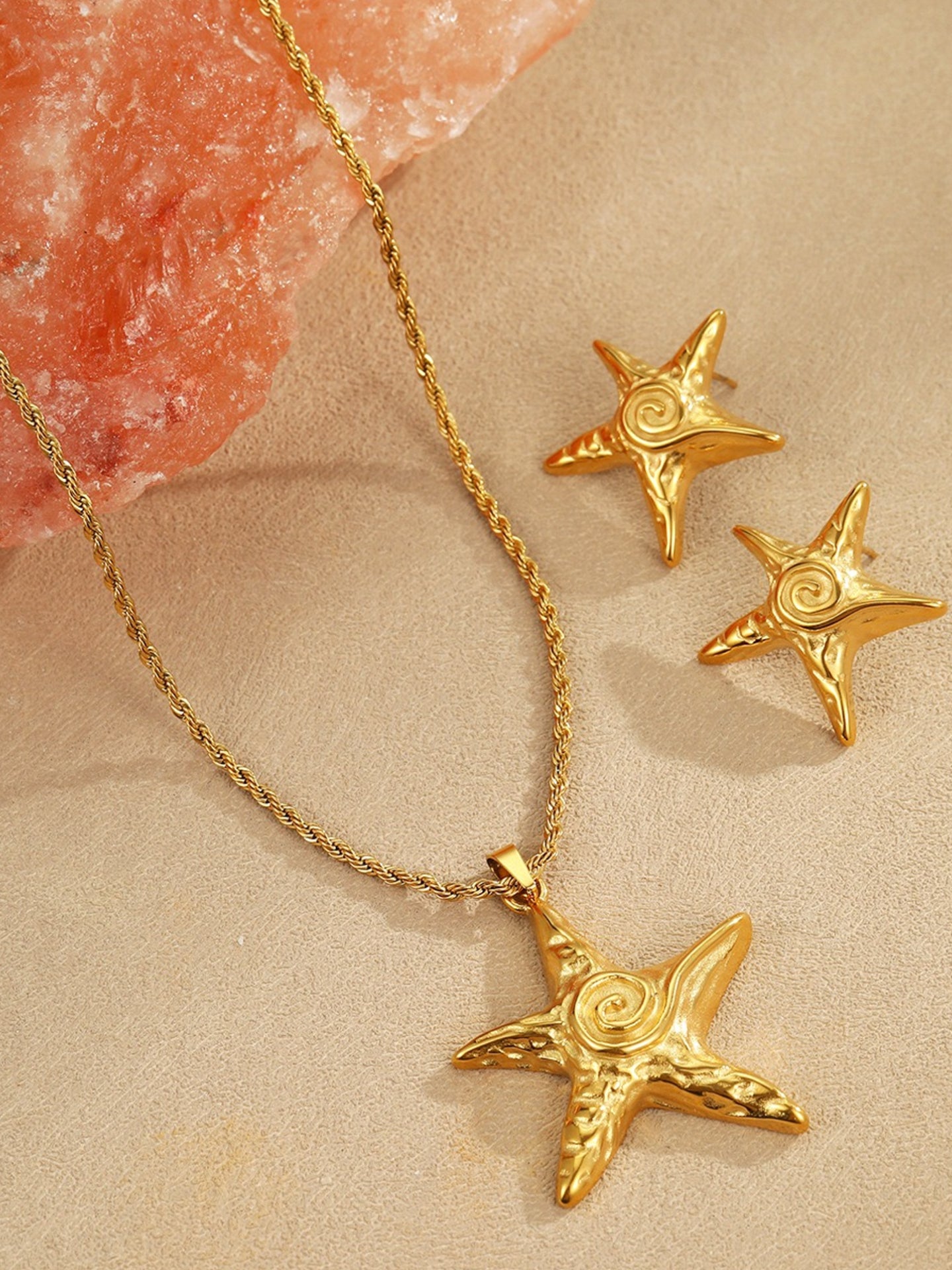 STARFISH PENDANT SET