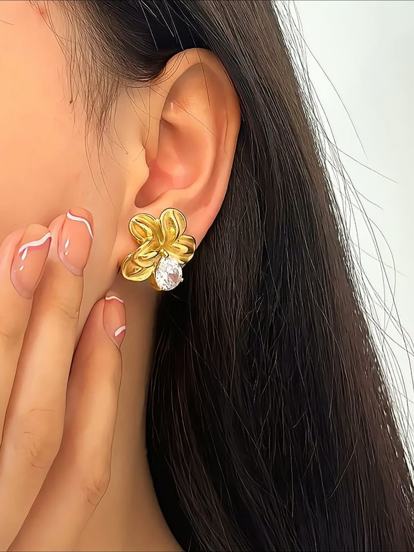 BLOOM ZIRCON EARRINGS