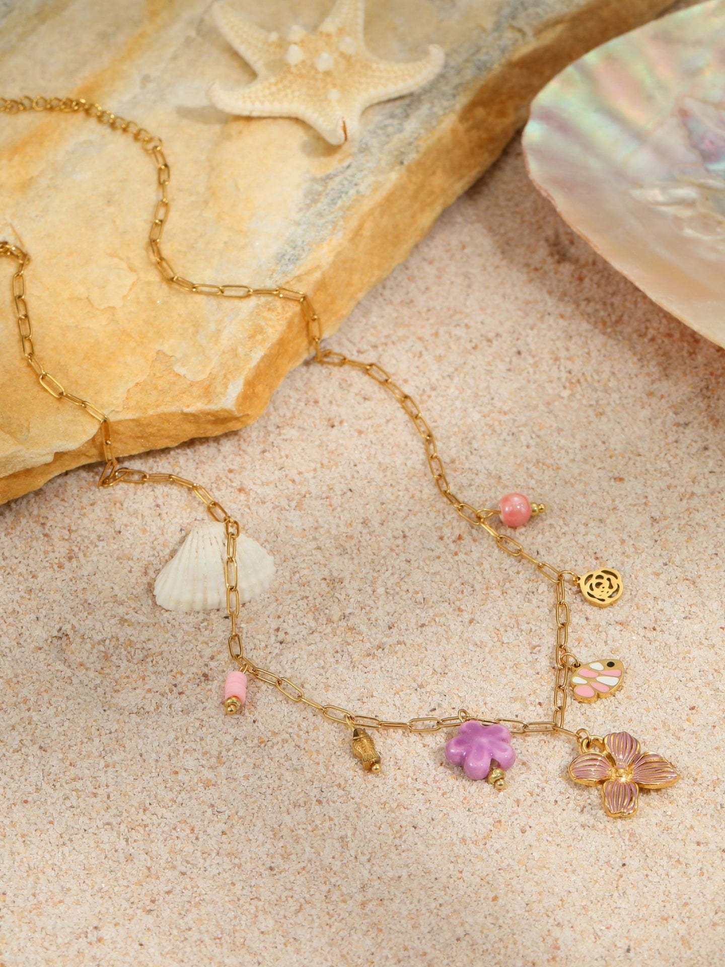 COLLIER ÉTOILE DE MER DOPAMINE