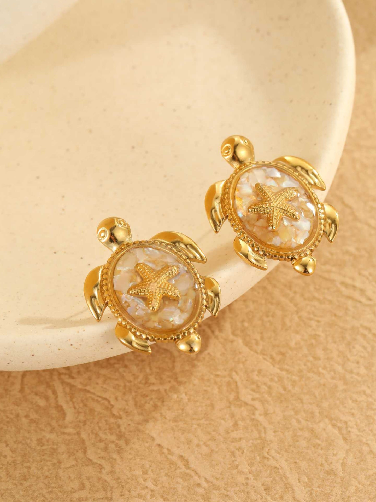 STARFISH TURTLE EARRINGS