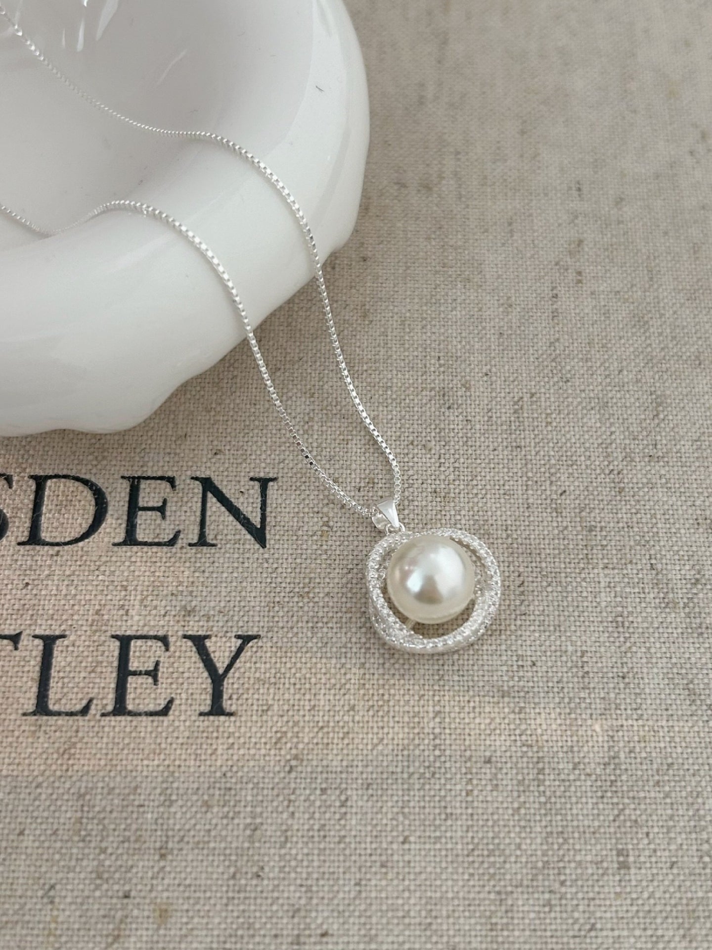 WRAPPED PEARL NECKLACE