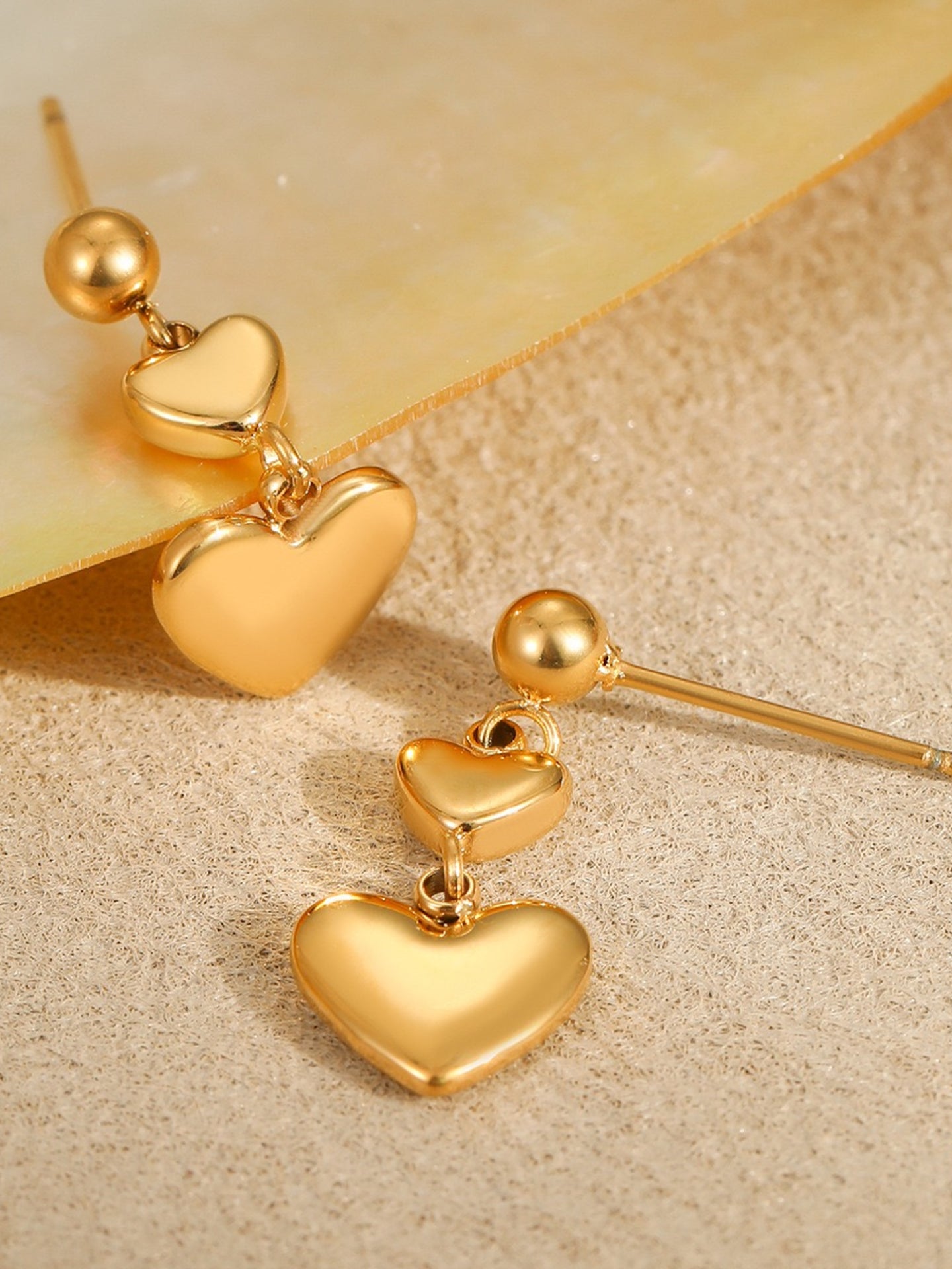 HEART DROP EARRINGS