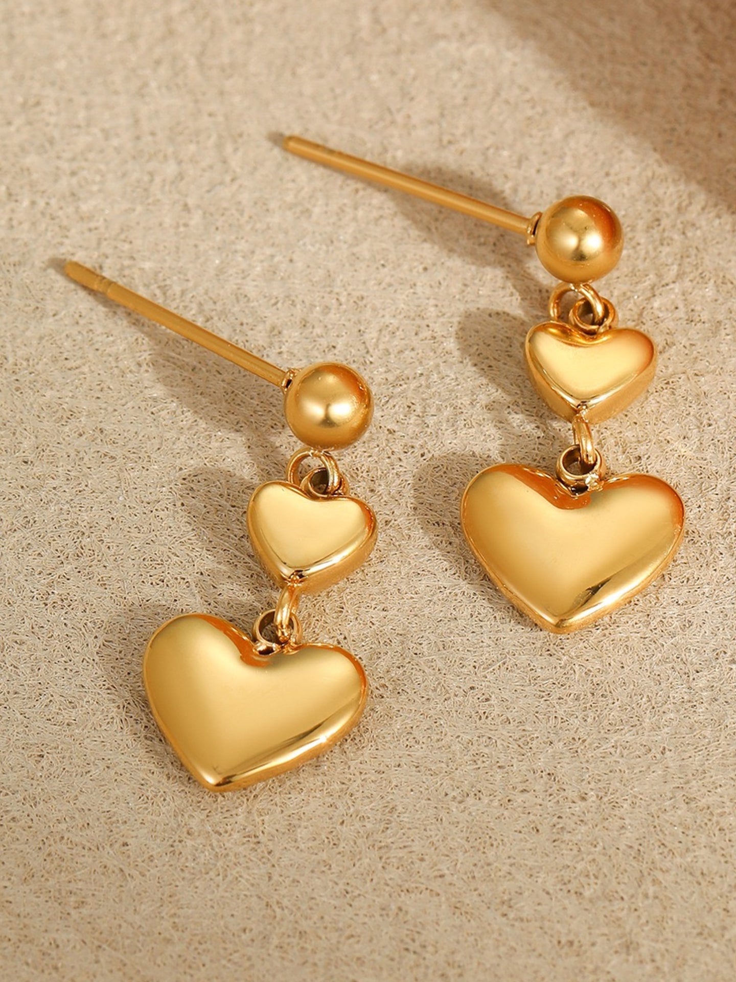 HEART DROP EARRINGS