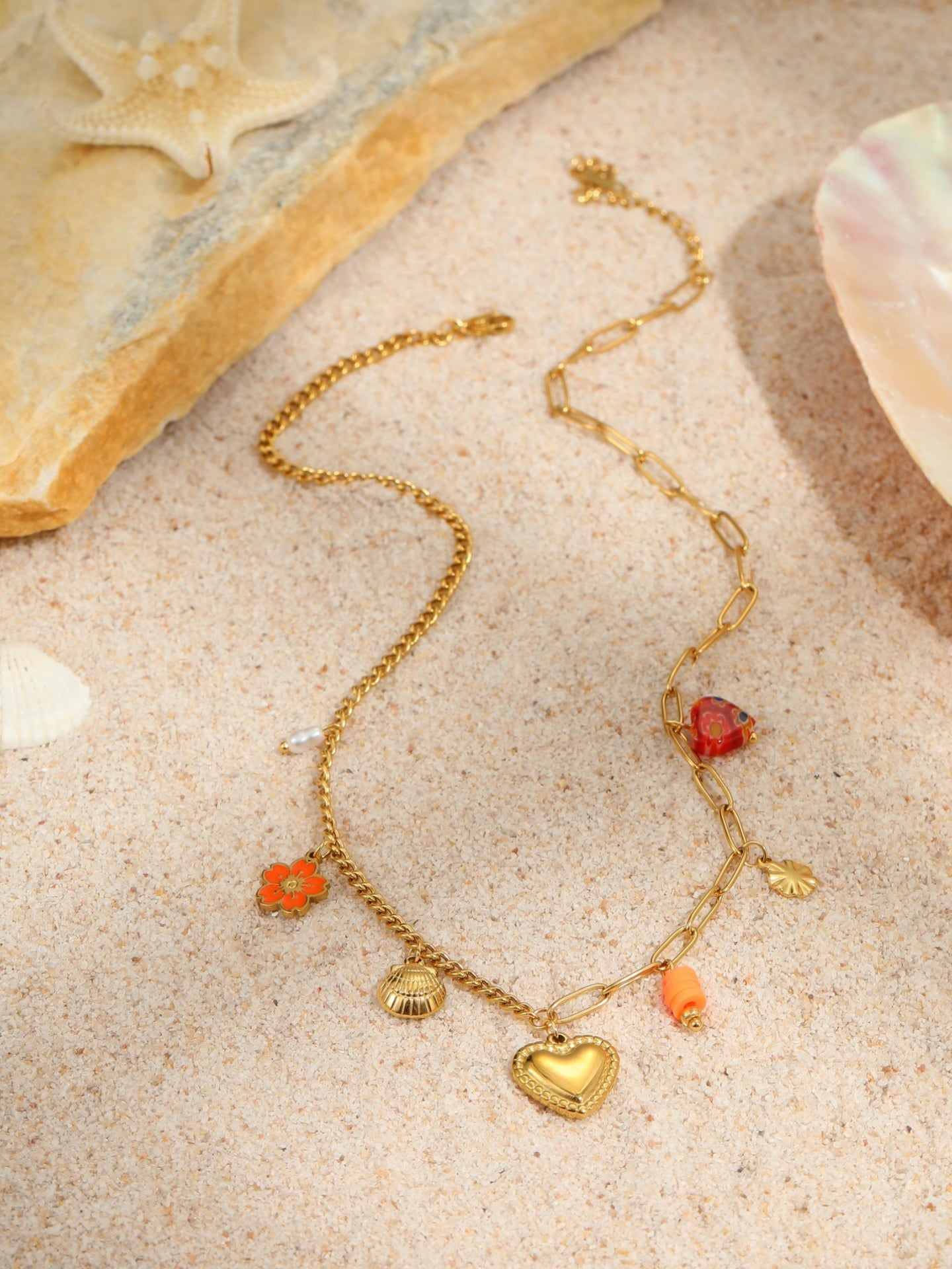 COLLIER ÉTOILE DE MER DOPAMINE