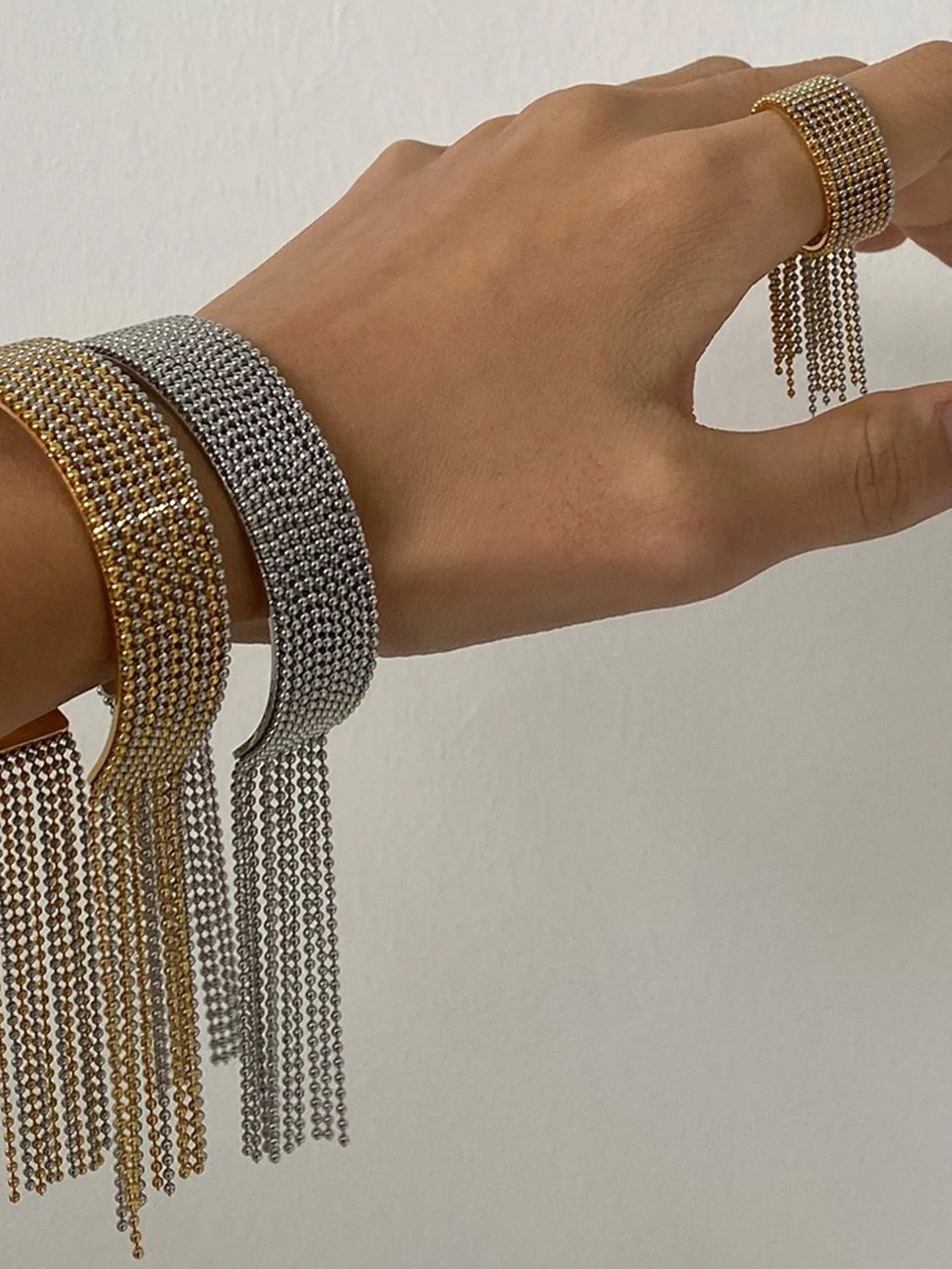 TASSEL OPEN BANGLE