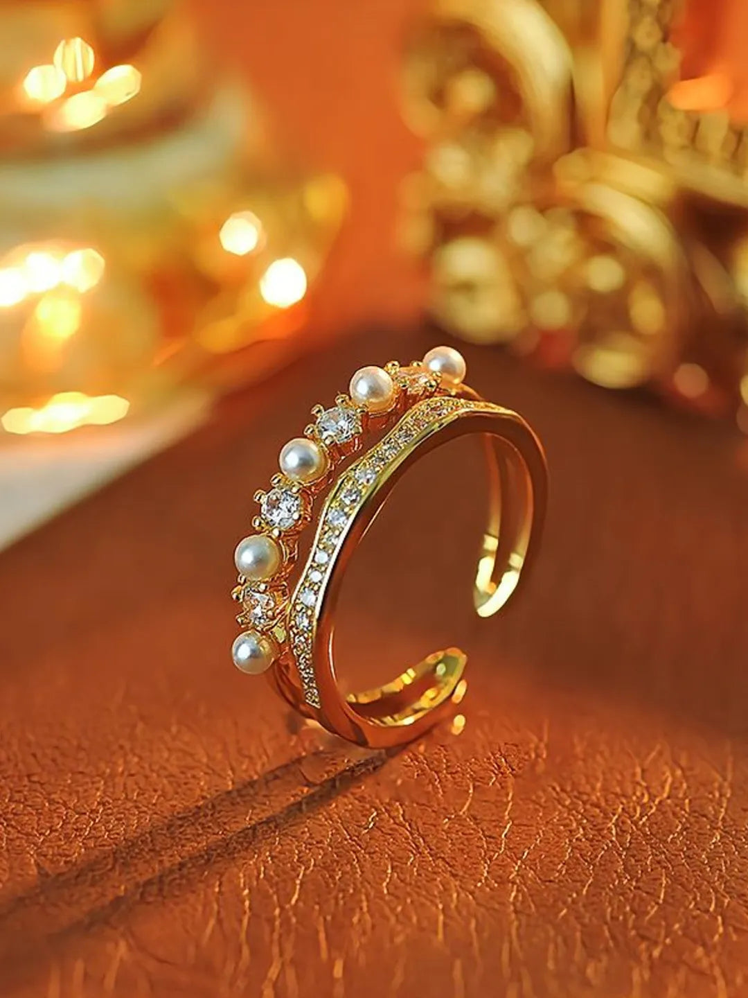 PEARL OPEN RING