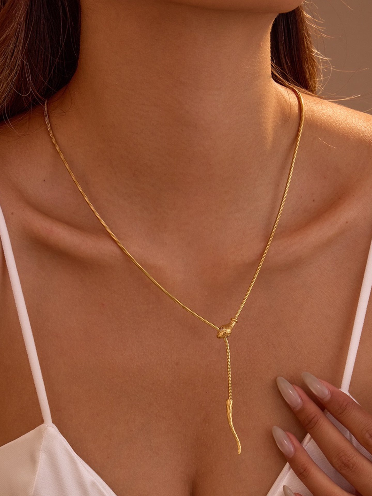 Y SERPENT NECKLACE
