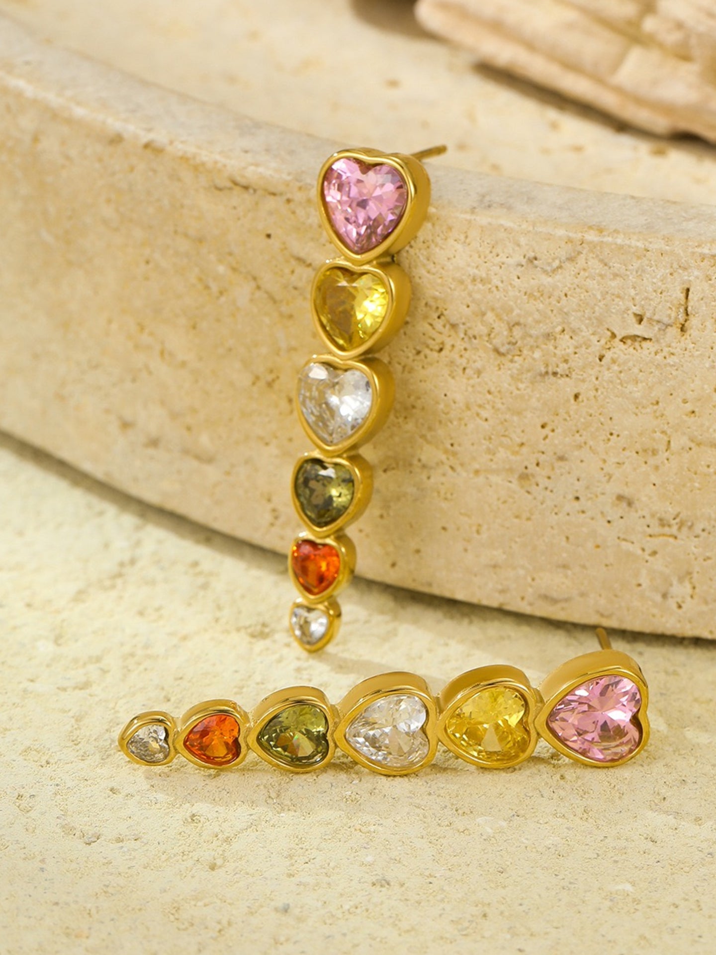 COLOR ZIRCON EARRINGS