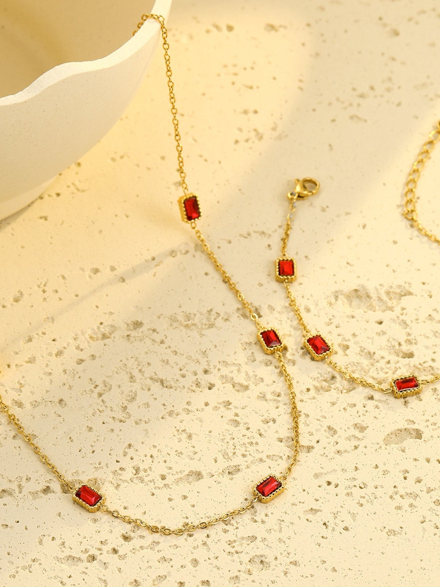 RUBY ZIRCON SET