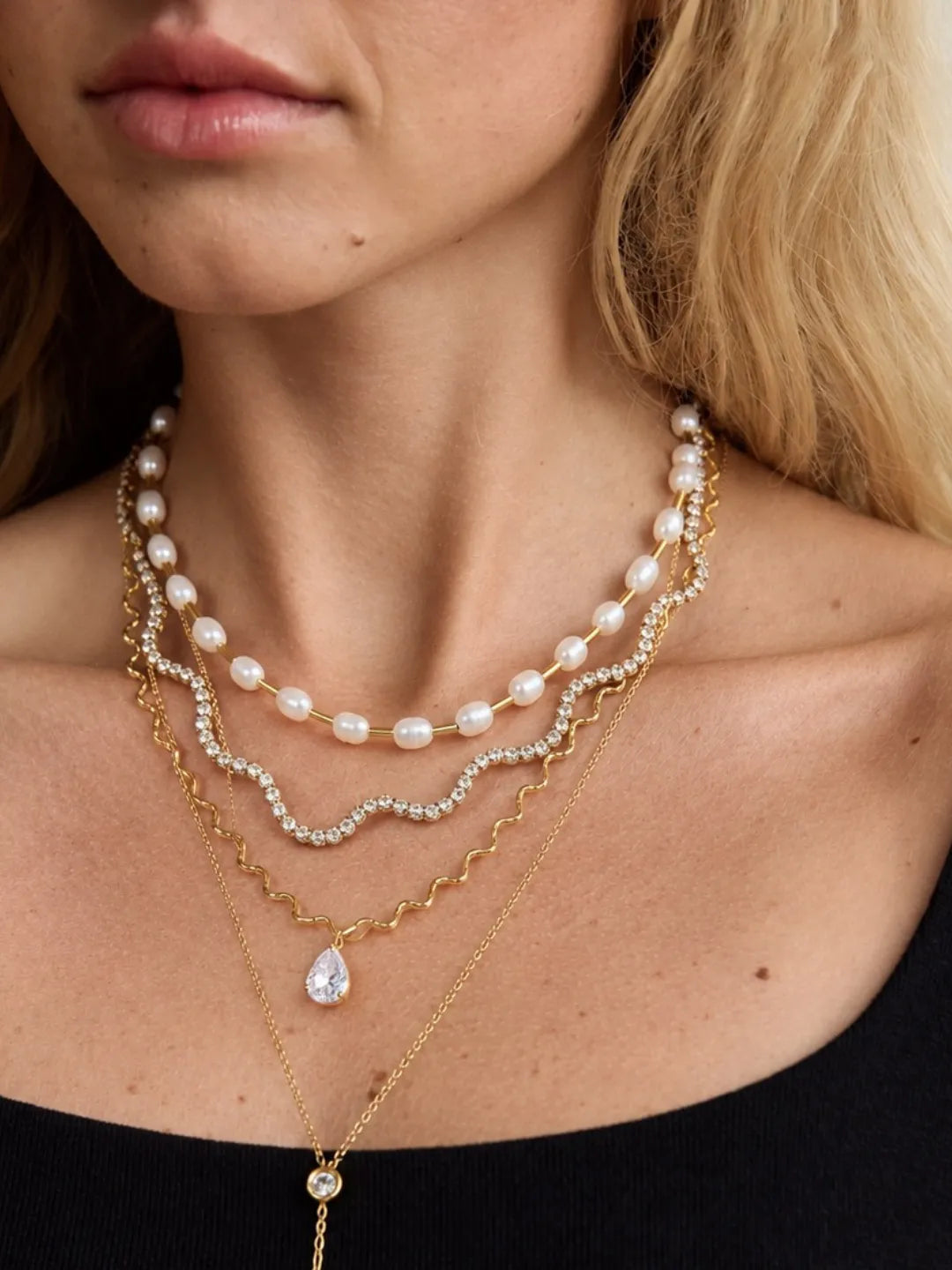 LILAC RIPPLE NECKLACE