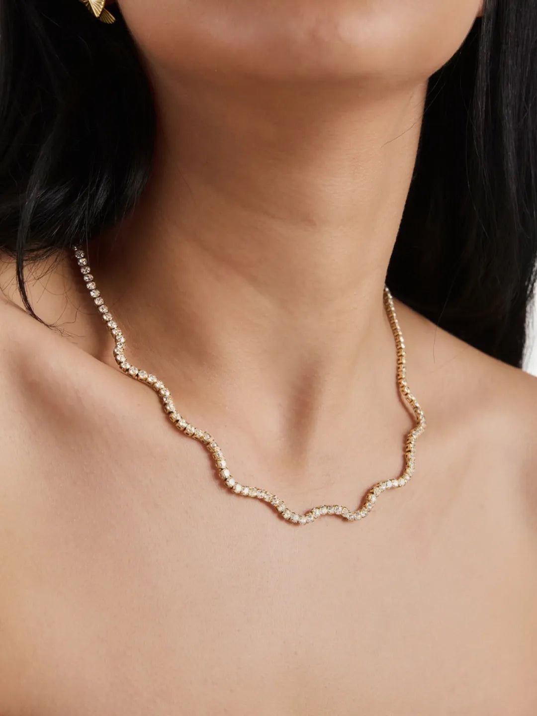 LILAC RIPPLE NECKLACE